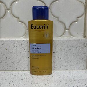 Eucerin Calming Body Wash Daily Shower Oil 8.4 O.Z **dent